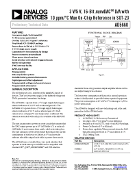Datasheet AD5660 manufacturer Analog Devices